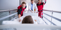 Trasporto post operatorio in ambulanza