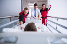 Trasporto post operatorio in ambulanza