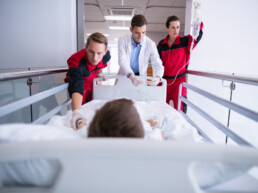 Trasporto post operatorio in ambulanza